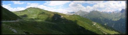 Panoramablick an der Brenner Grenzkammstraße