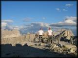 Andi und ich am Nuvolau vor unvergeßlichem Dolomiten-Panorama