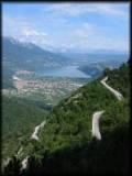 Blick über den Lago di Caldonazzo und den Kaiserjägerweg