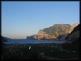 Letzter Gardasee-Blick beim frühmorgendlichen Kurbeln gen Rovereto 