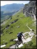 Trail-Spass in der Brenta auf halber Strecke zum Passo della Gaiarda