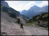 Schwammiger Felsbrocken-Trail vom Passo della Gaiarda