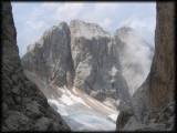 Toller Blick über die Vedretta dei Camosci zur Cima Francinglo