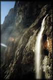 Schöner Wasserfall am Pisciadu-Klettersteig