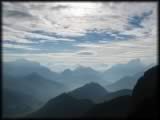 Wunderbare Morgenstimmung am Laurenzi-Klettersteig
