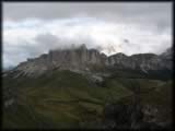 Setsas und Siefsattel beim Abstieg vom Col di Lana  