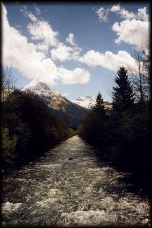 Schöner Rastplatz auf dem Weg zum Hochtannbergpaß