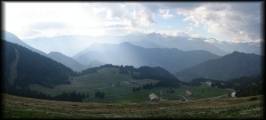 Panorama am Rifugio Garda ins Hinterland