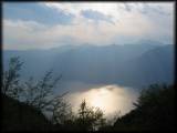Blick über den Gardasee am Dosso dei Roveri-Trail