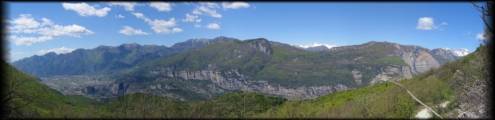 Panorama im hinteren Teil der Monte Velo-Runde