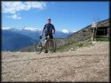 Endlich an der Malga Stivo mit nach wie vor richtig guter Aussicht