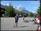 Start in Garmisch mit Alpspitz-Panorama