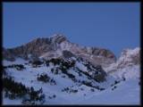 Die Alpspitze am frühen Morgen - da soll's also noch rauf gehen ... Nun denn, auf geht's!