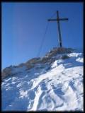 Nur noch wenige Meter zum Alpspitz-Gipfel ...