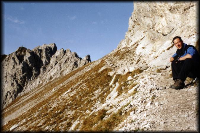 Der Aufstieg zur Mandlscharte  machte richtig Laune auf mehr, nämlich den Innsbrucker Klettersteig am Ende des Goethewegs