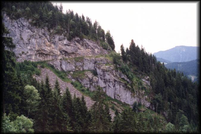 Schöner Höhenweg hoch über dem Marchbachtal - die Auffahrt von der E.H.J.-Klause zog sich jedoch ganz schön in die Länge